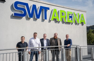 Bild: Offizieller Startschuss für die SWT Arena